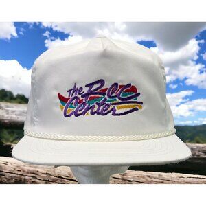 The Rec Center Hat Baseball Cap White Strapback Nampa Idaho Recreation Center